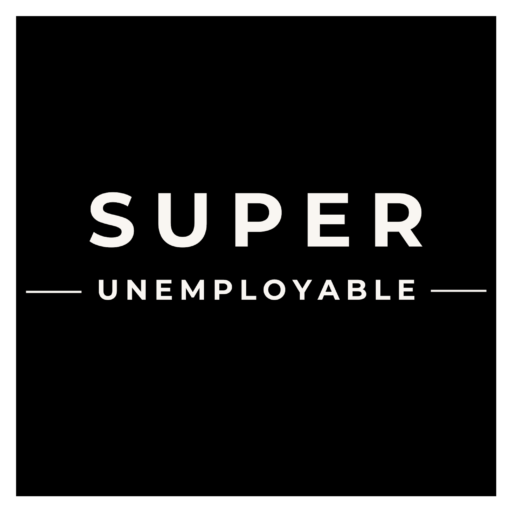 Super Unemployable Podcast Logo